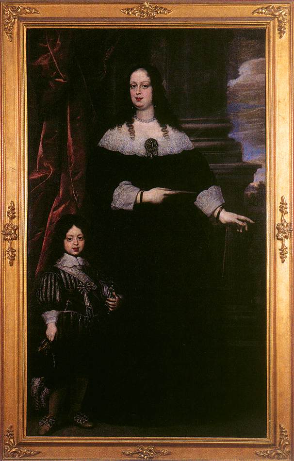 Portrait of Vittoria della Rovere and Cosimo III as a Child by SUSTERMANS, Justus