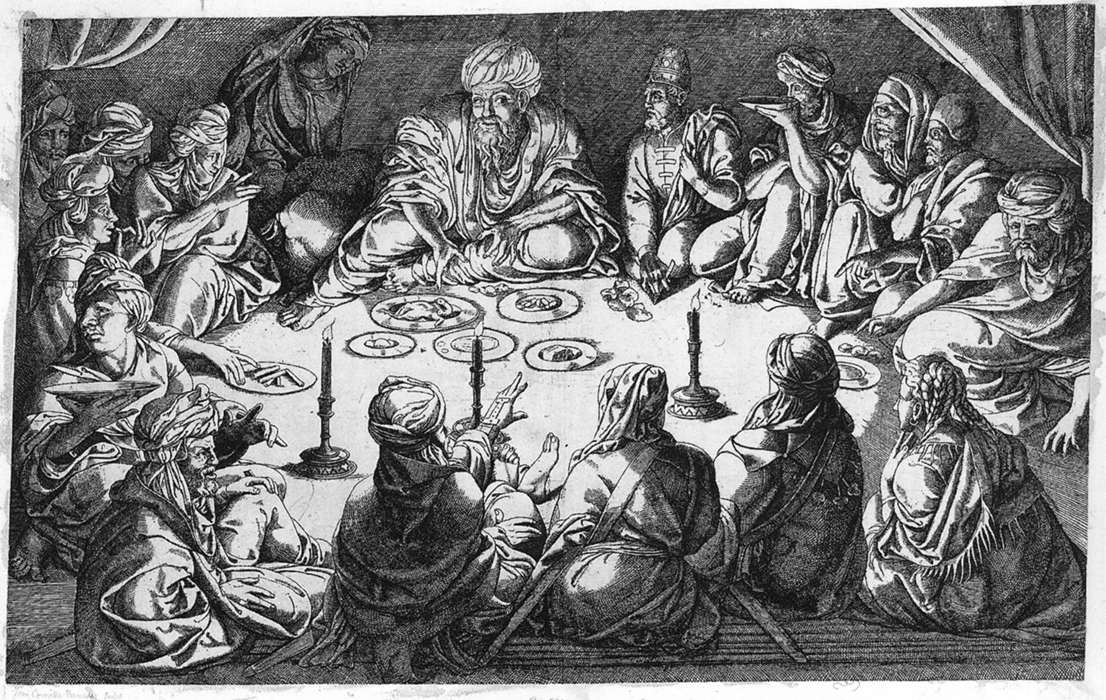 Oriental Meal by VERMEYEN, Jan Cornelisz.