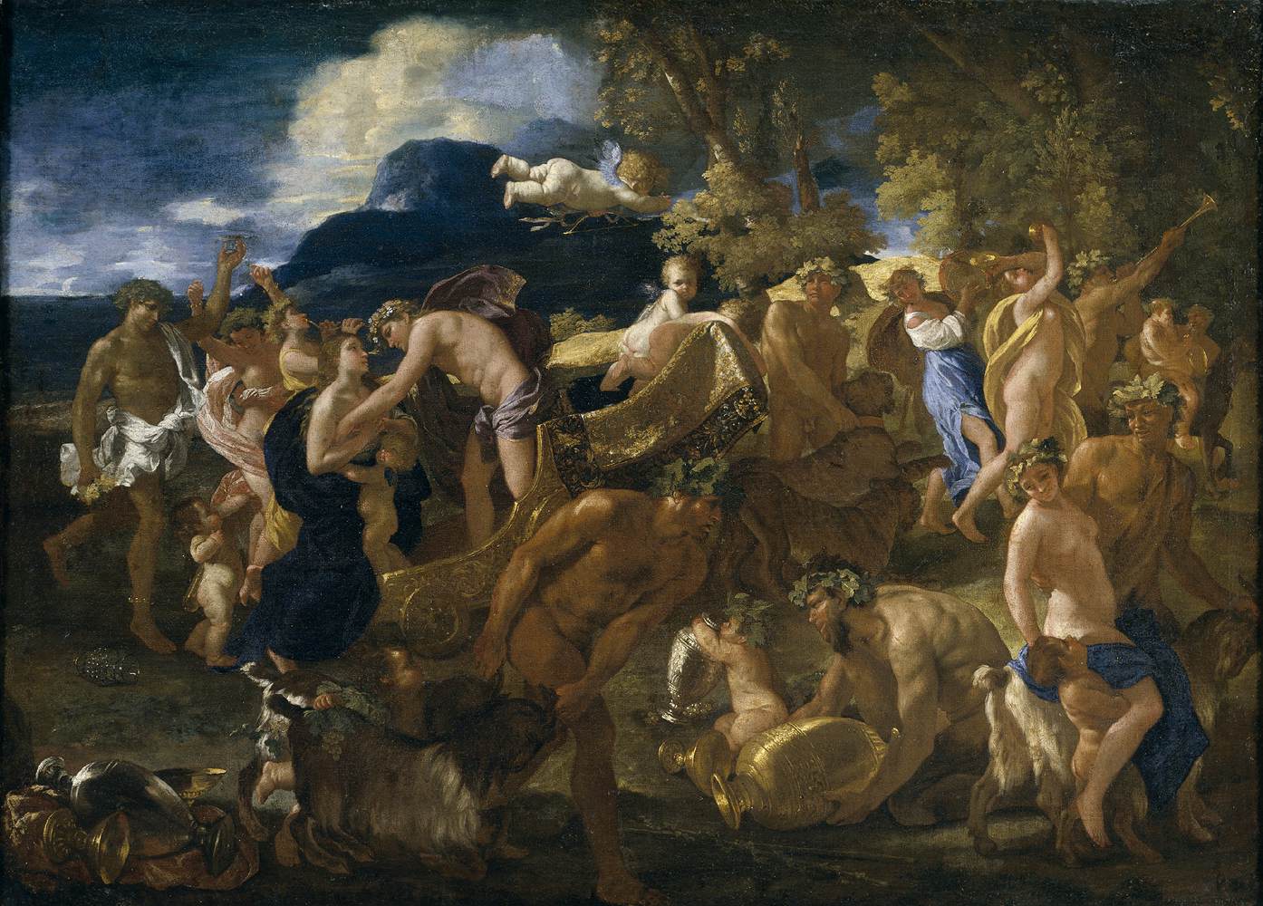 Bacchanal by POUSSIN, Nicolas