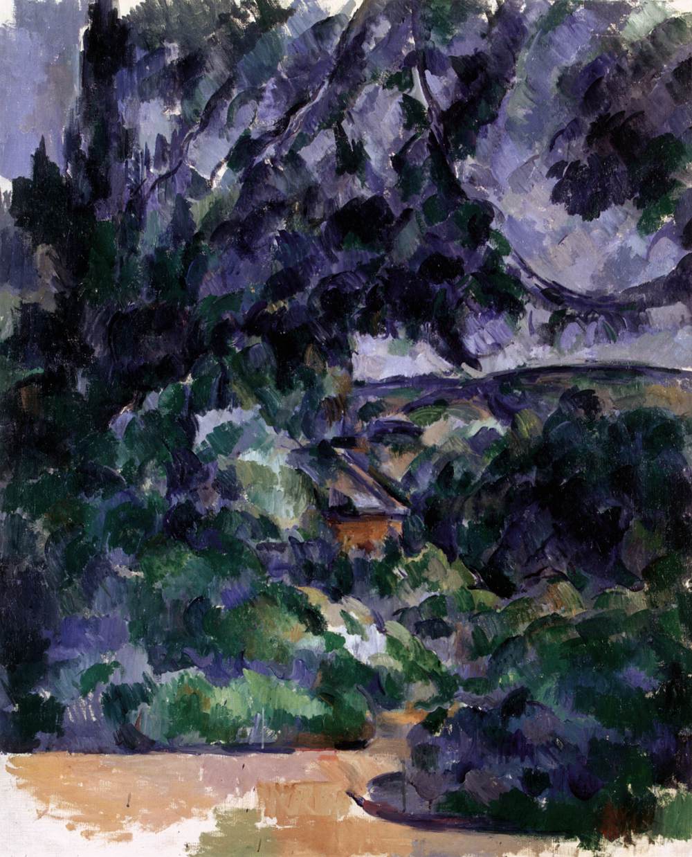 Blue Landscape by CÉZANNE, Paul