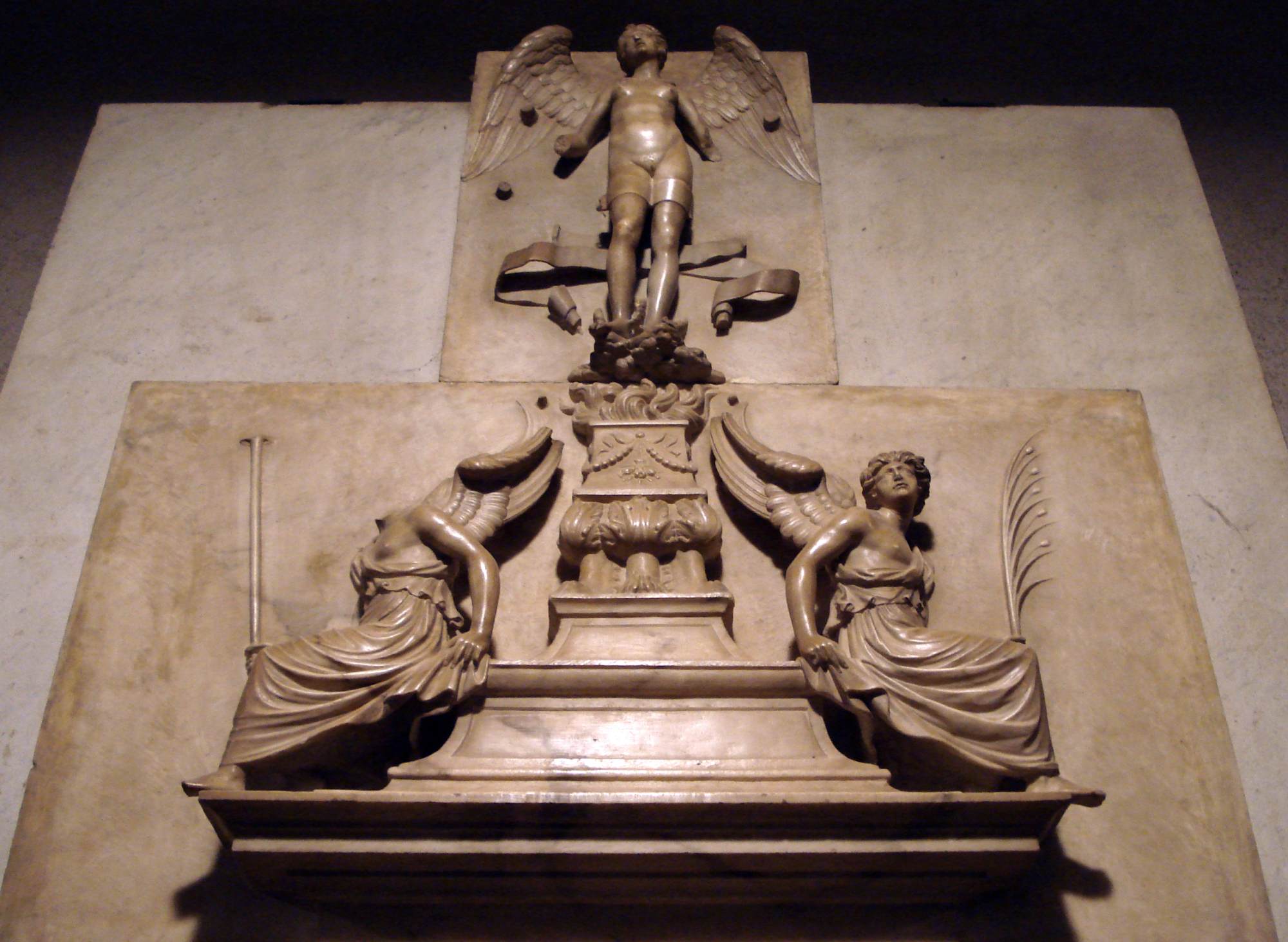 Funerary Monument to Lancino Curzio (detail) by