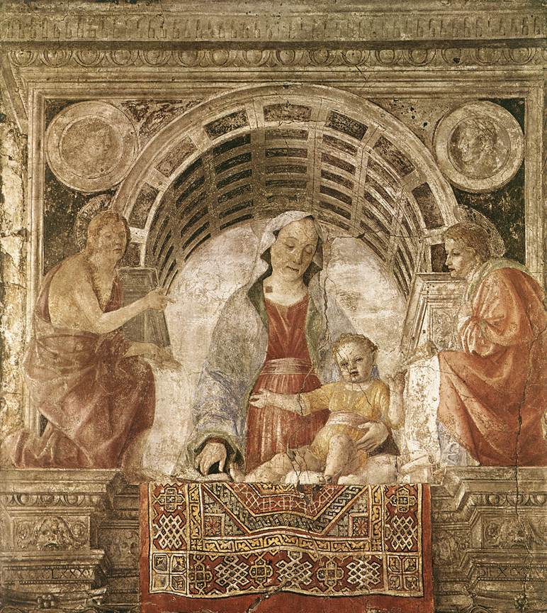 Madonna and Child with St John the Baptist and St John the Evangelist by FOPPA, Vincenzo