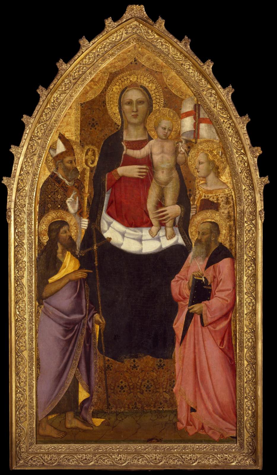 Virgin and Child Enthroned with Saints by NARDO DI CIONE