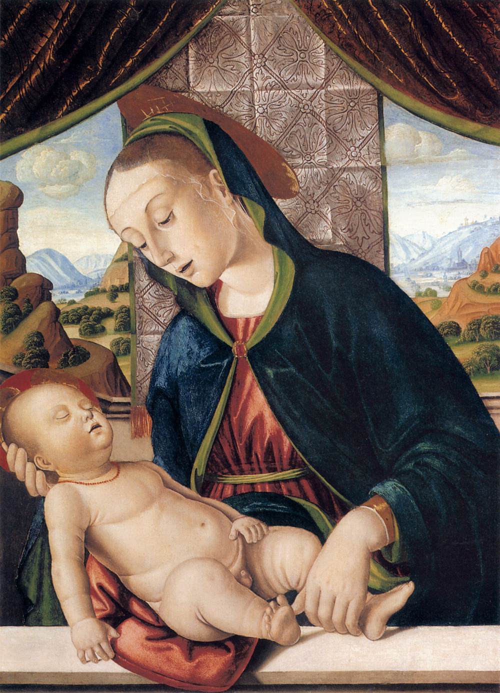 Virgin and Child by SANTI, Giovanni