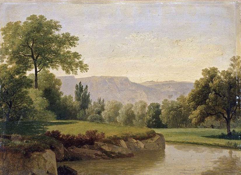 River Landscape by