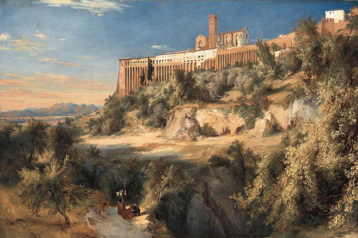 View of Assisi by BLECHEN, Karl