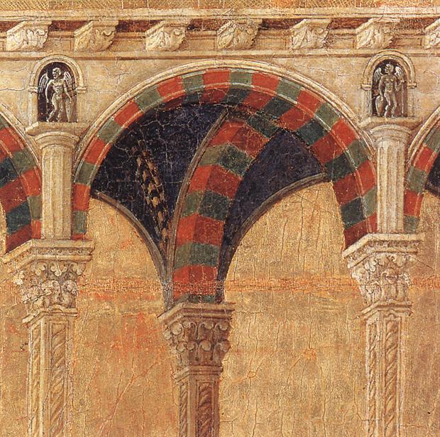 Disputation with the Doctors (detail) by DUCCIO di Buoninsegna