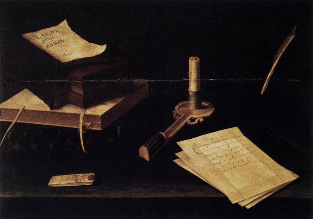 Still-Life with Candle by BAUGIN, Lubin