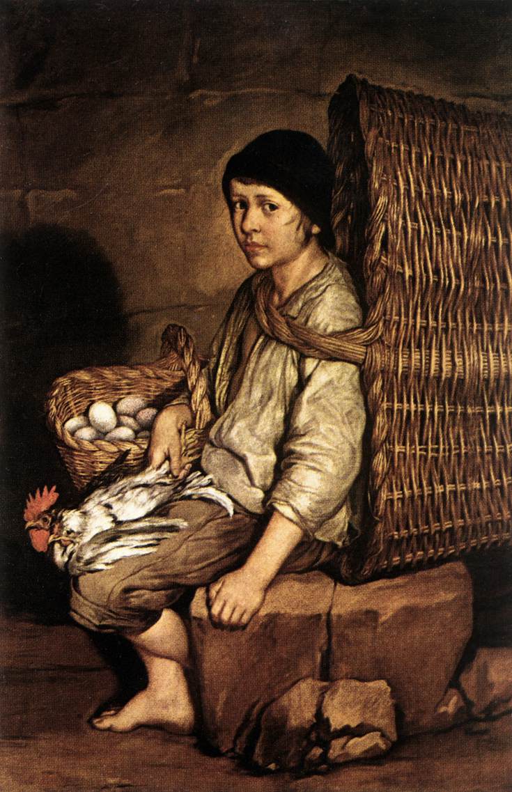 Boy with a Basket by