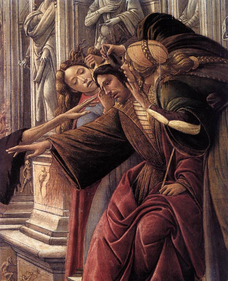 Calumny of Apelles (detail) by BOTTICELLI, Sandro