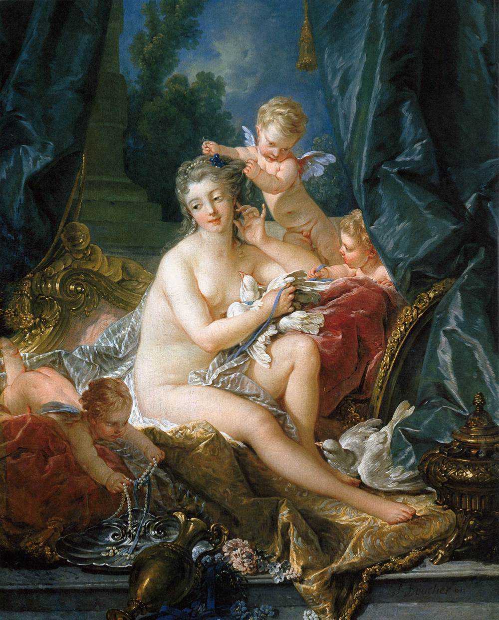 The Toilet of Venus by BOUCHER, François