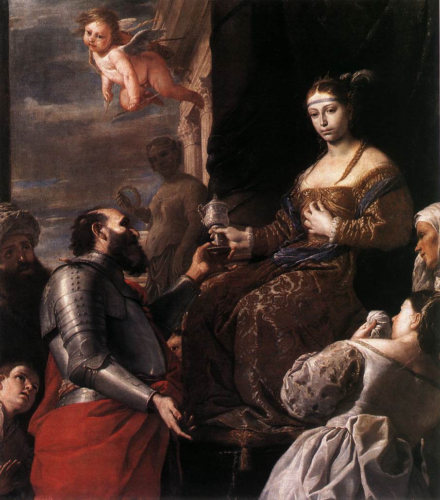 Sophonisba Receiving the Goblet by PRETI, Mattia