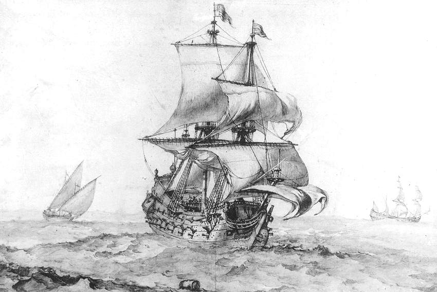 Great Vessel of War by PUGET, Pierre