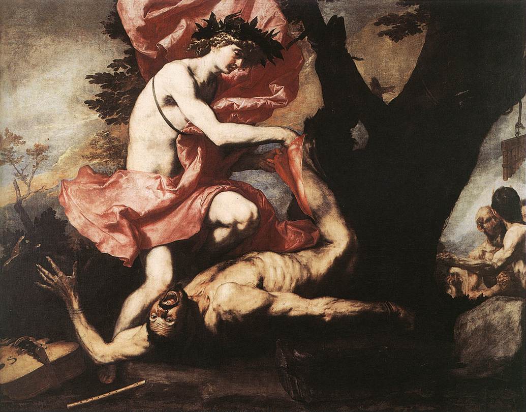 Apollo Flaying Marsyas by RIBERA, Jusepe de