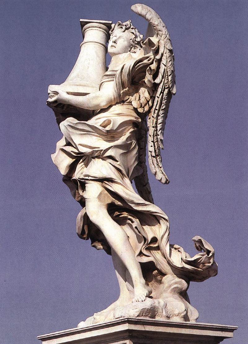 Angel with the Column by RAGGI, Antonio