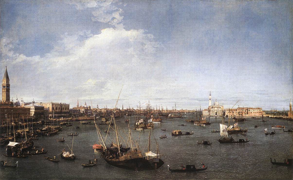 Bacino di San Marco (St Mark's Basin) by CANALETTO