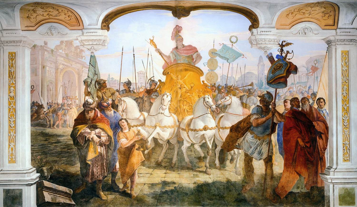 Triumph of Aureliano by FONTEBASSO, Francesco