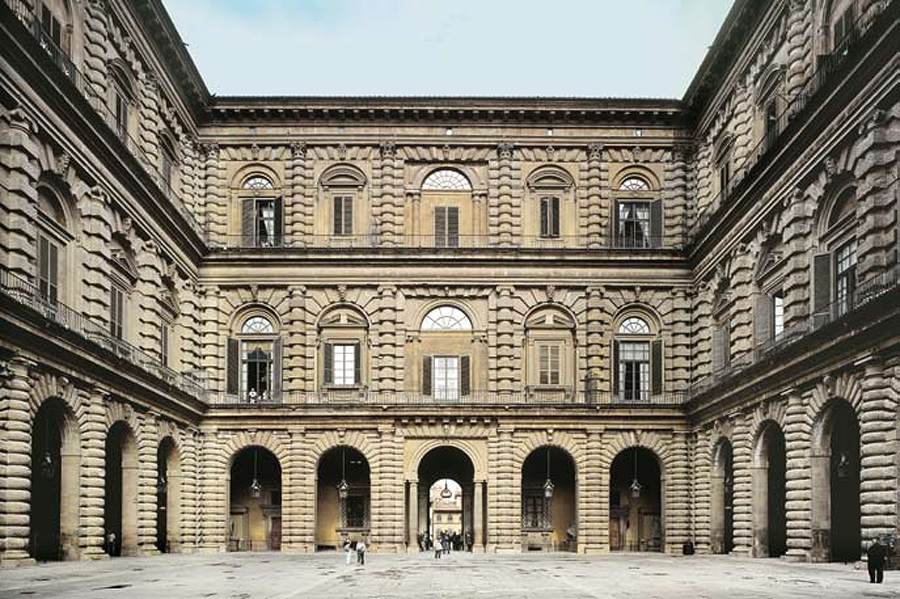 Palazzo Pitti: Courtyard by AMMANATI, Bartolomeo