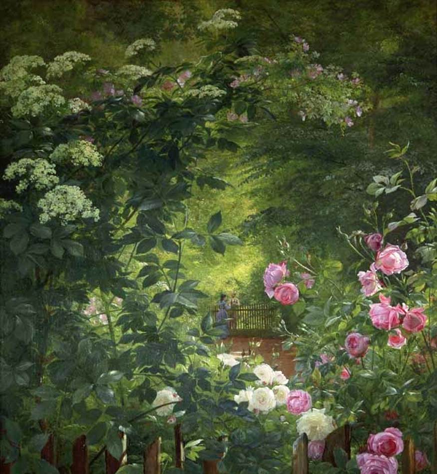 The Rose Garden by AAGAARD, Carl Frederik