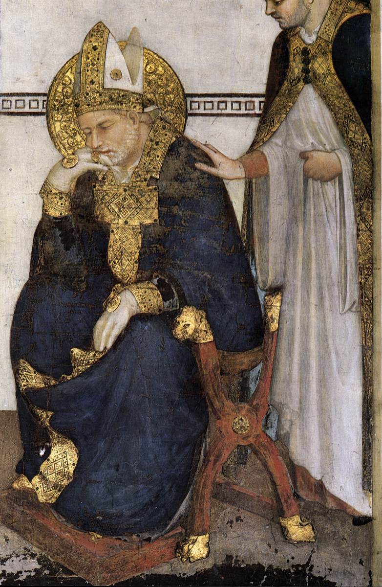 Meditation (detail) by SIMONE MARTINI