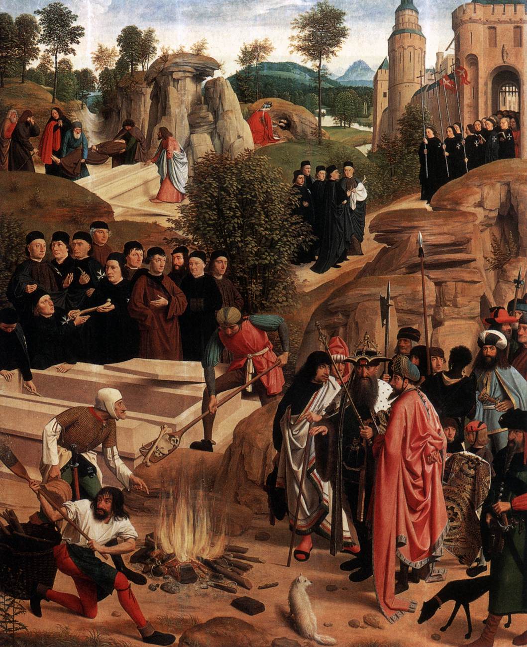 Burning of the Bones of St John the Baptist by GEERTGEN tot Sint Jans