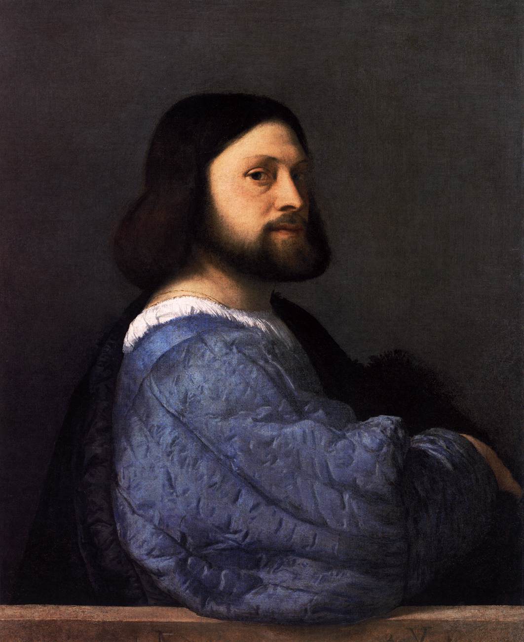 Man with the Blue Sleeve by TIZIANO Vecellio