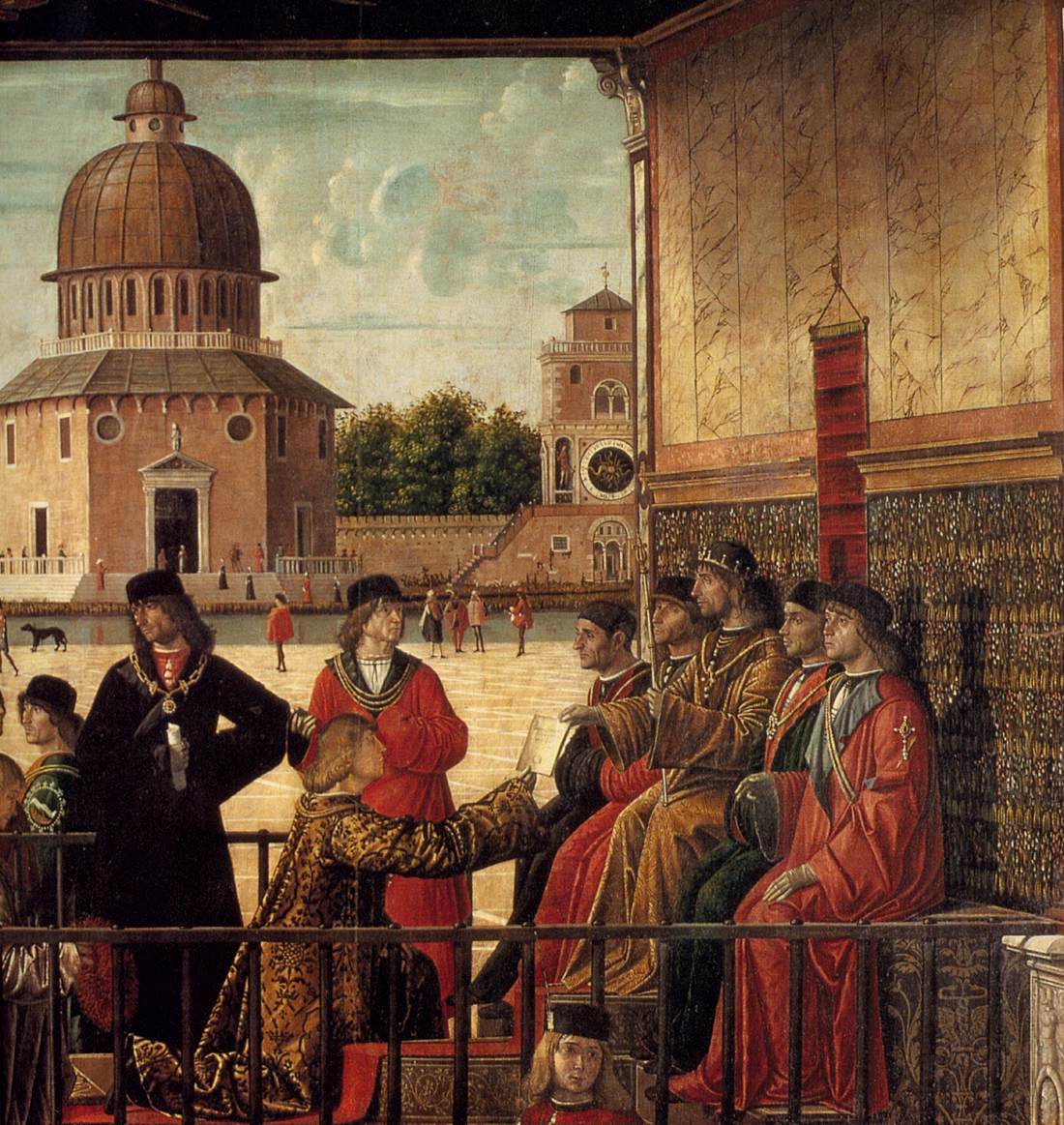 Arrival of the English Ambassadors (detail) by CARPACCIO, Vittore