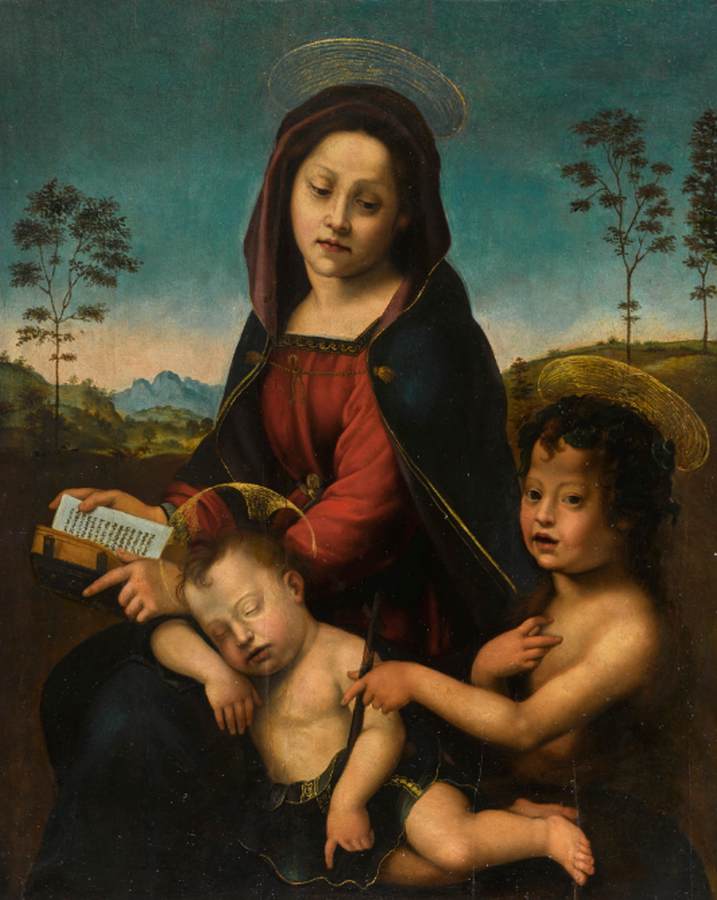 Virgin and Child with St John the Baptist by