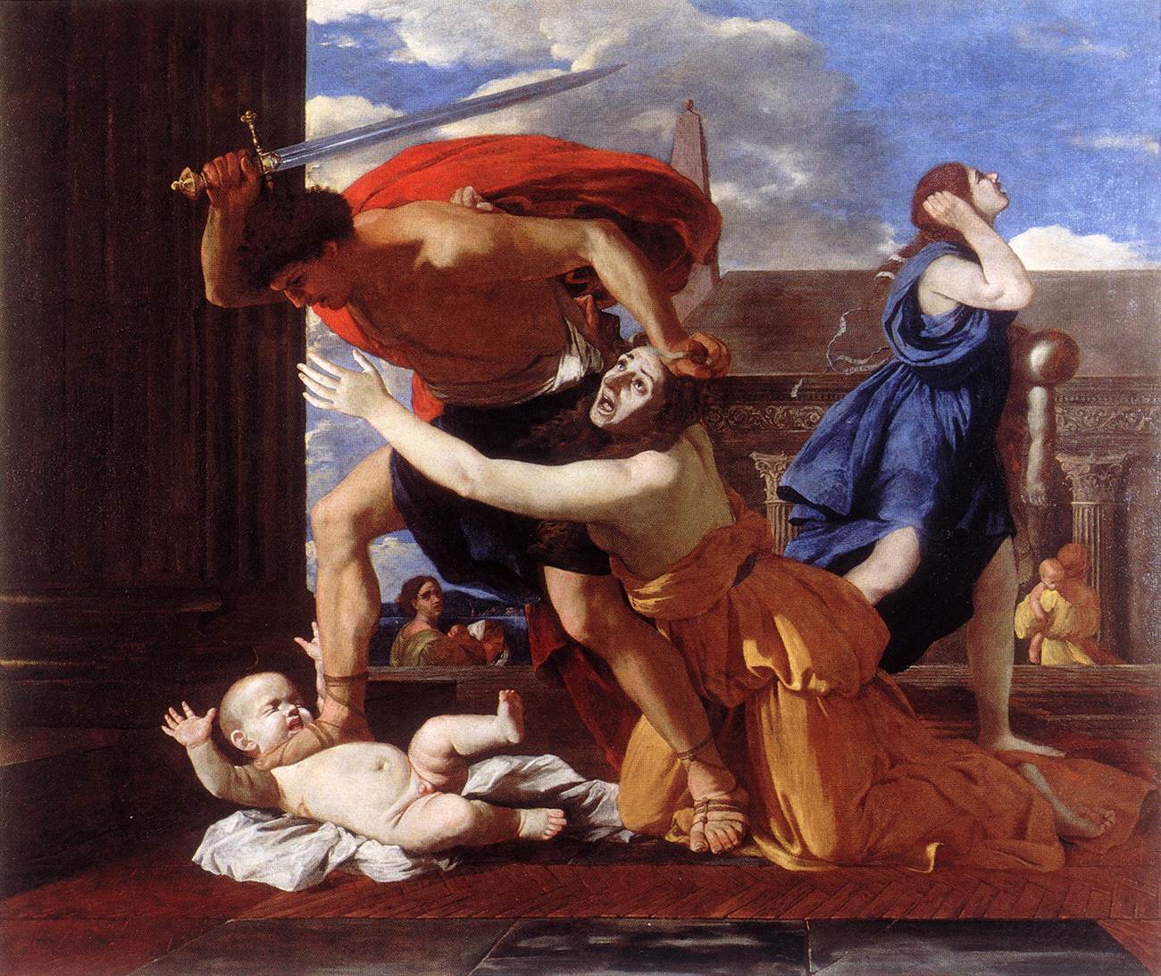 Massacre of the Innocents II by POUSSIN, Nicolas