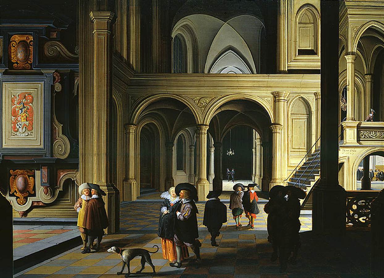 Interior of an Imaginary Church by DELEN, Dirck van