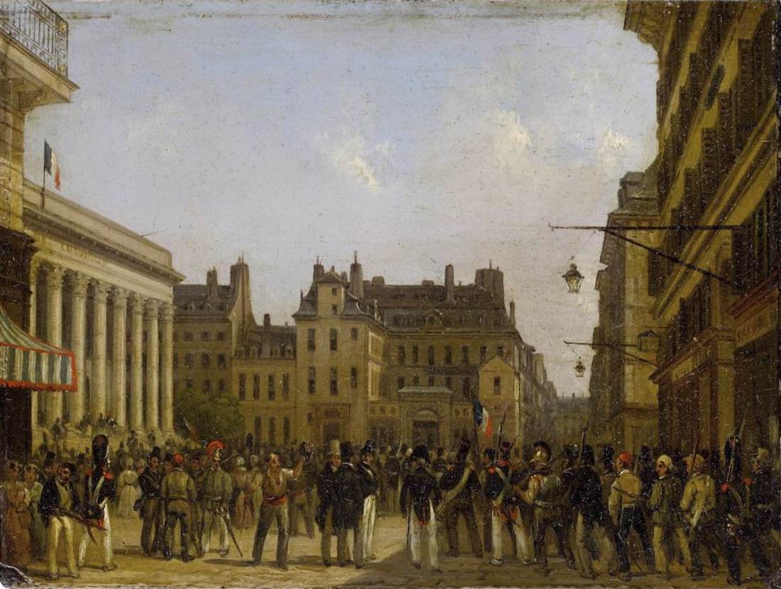 Palais Brongniart, Place de la Bourse by CANELLA, Giuseppe