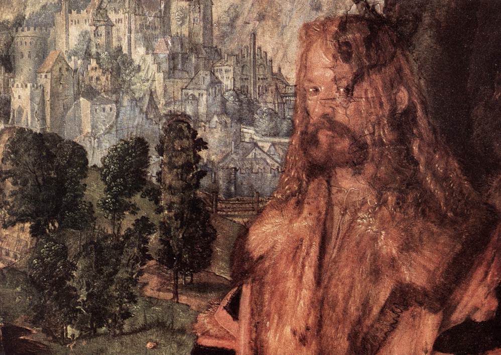 Feast of the Rose Garlands (detail) by DÜRER, Albrecht