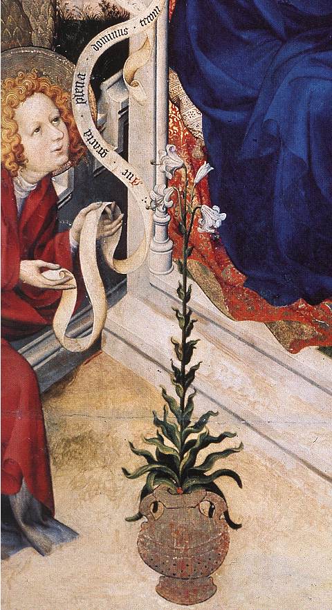 The Annunciation (detail) by