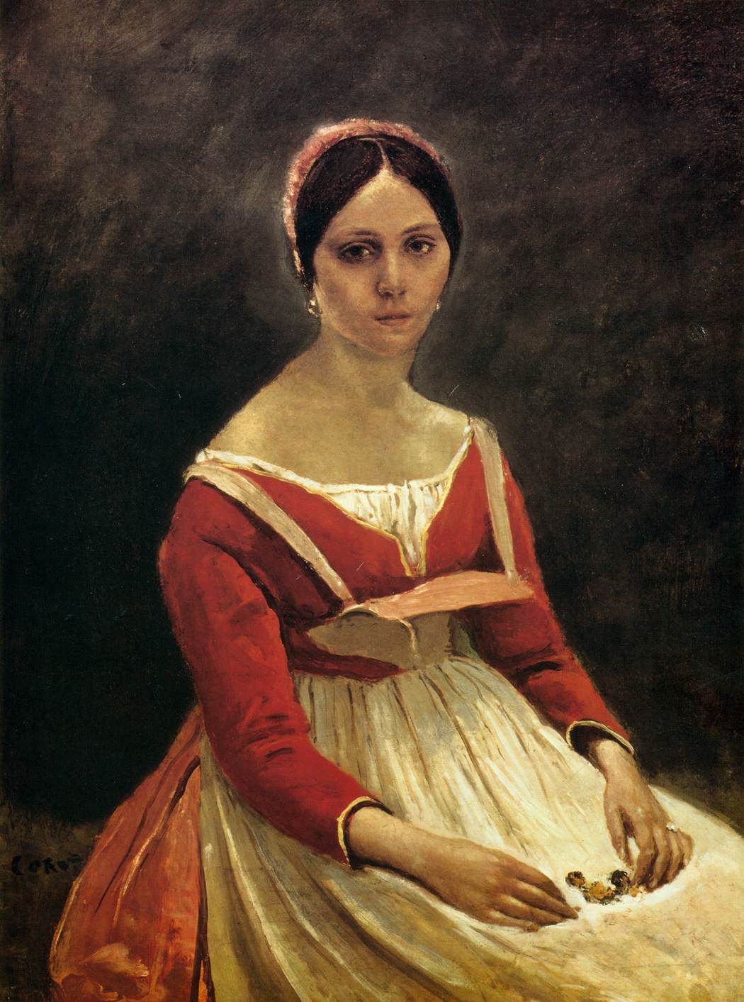 Young Woman (Madame Legois) by COROT, Jean-Baptiste Camille