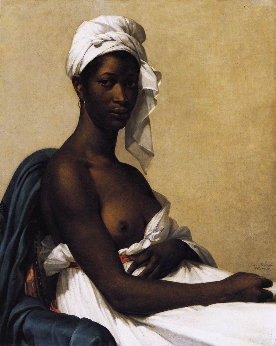 Portrait of a Negress by BENOIST, Marie-Guillemine