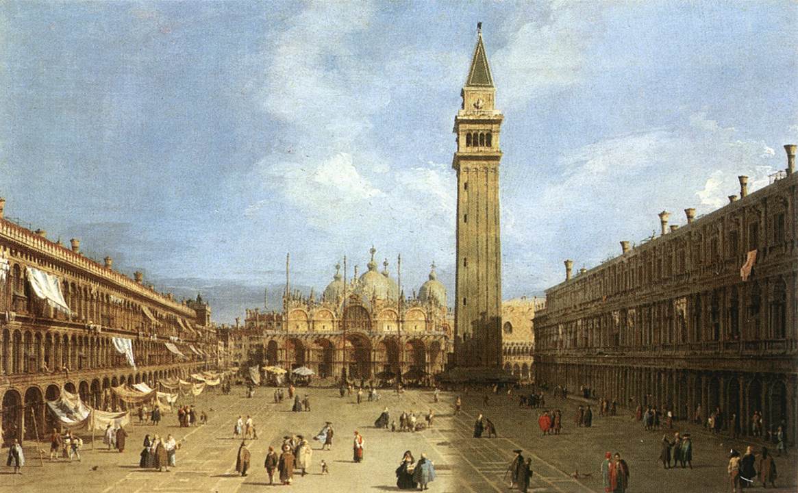 Piazza San Marco by CANALETTO