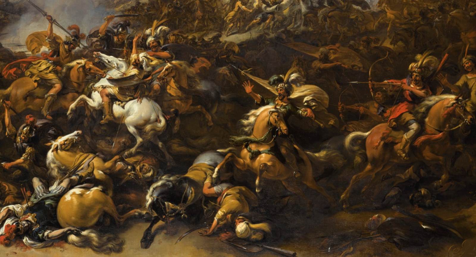 The Battle between Alexander and Porus (detail) by