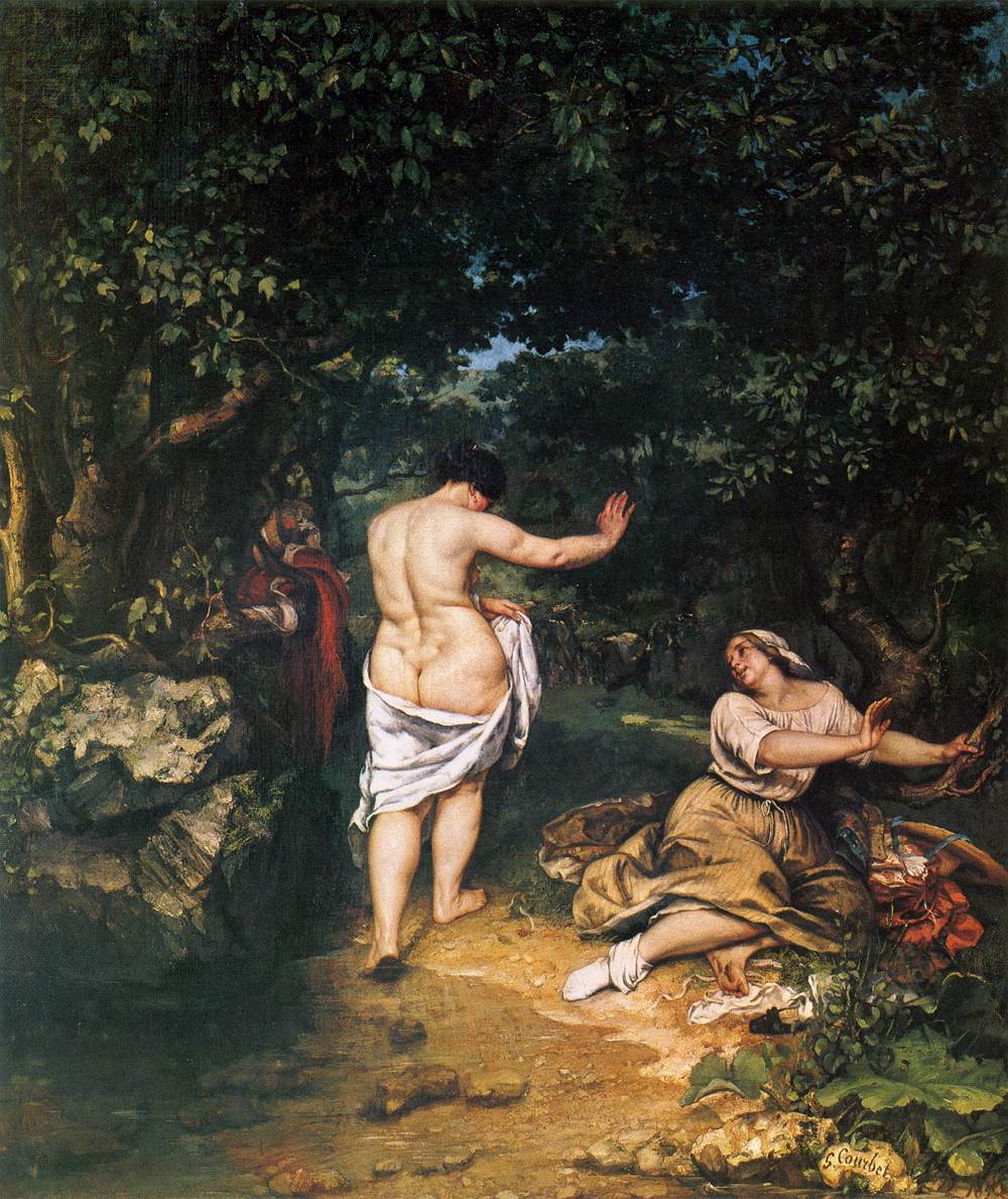 The Bathers by COURBET, Gustave