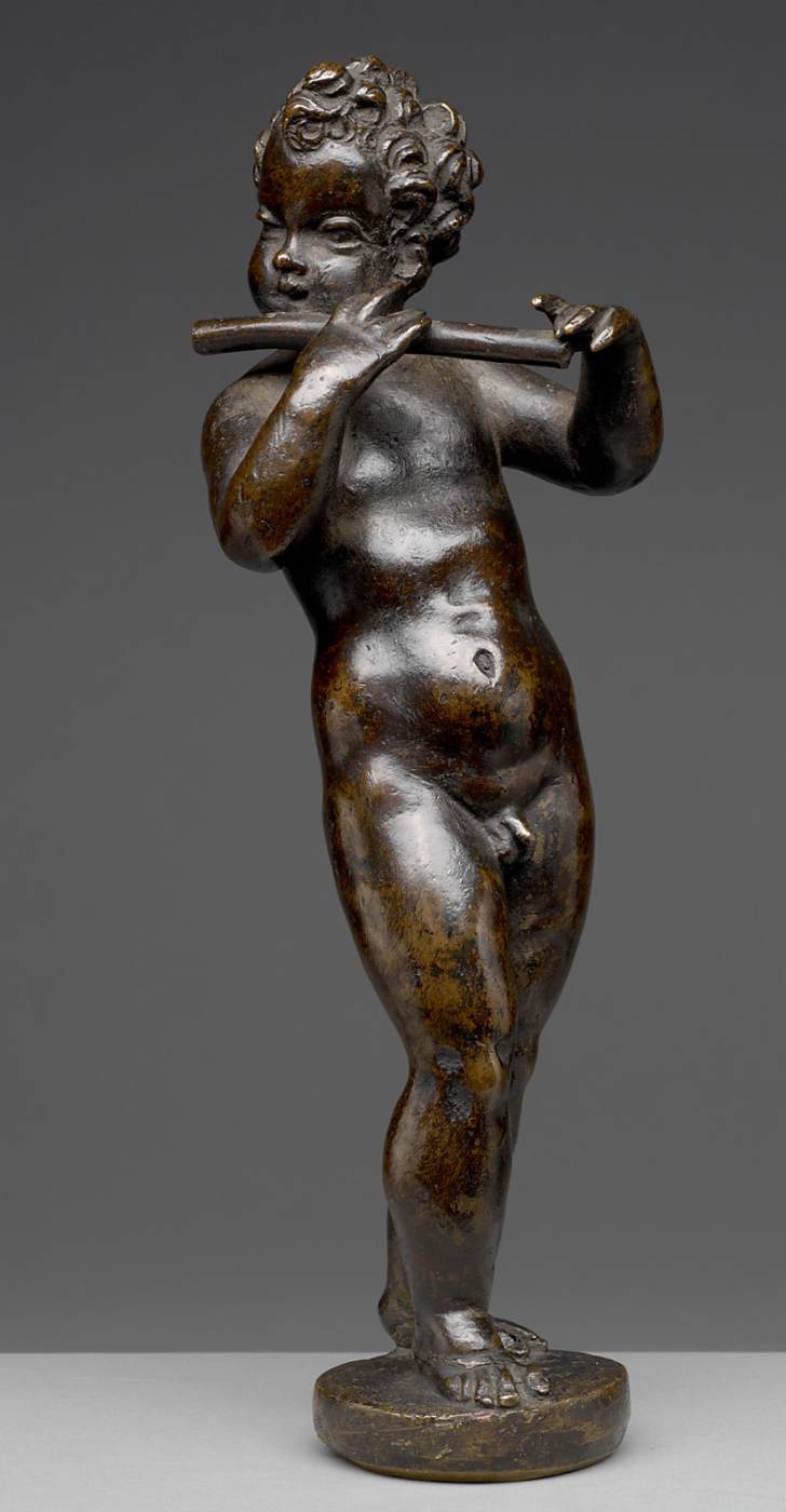 Putto with Flute by ROCCATAGLIATA, Nicolò