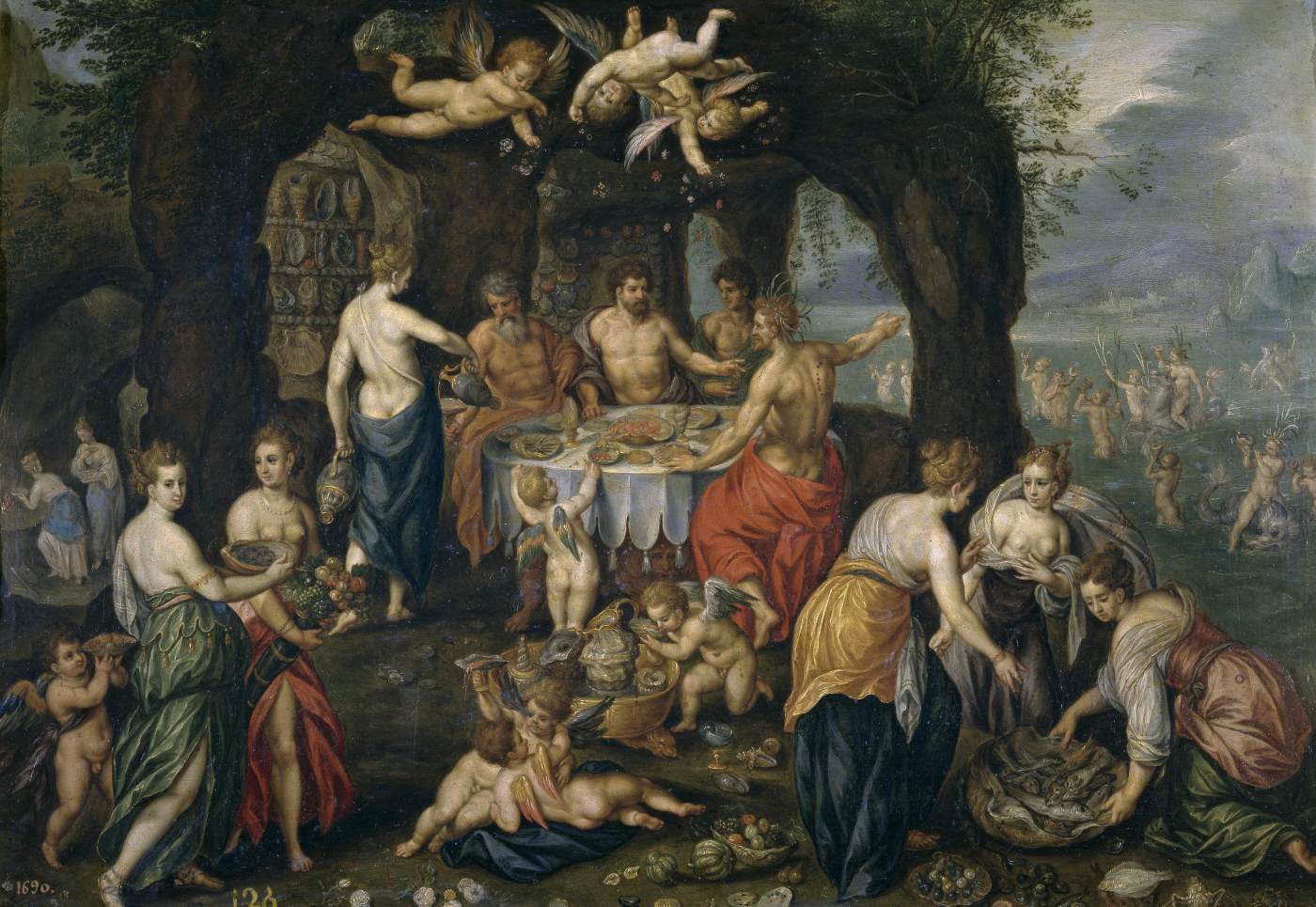 The Banquet of Achelous by CLERCK, Hendrik de