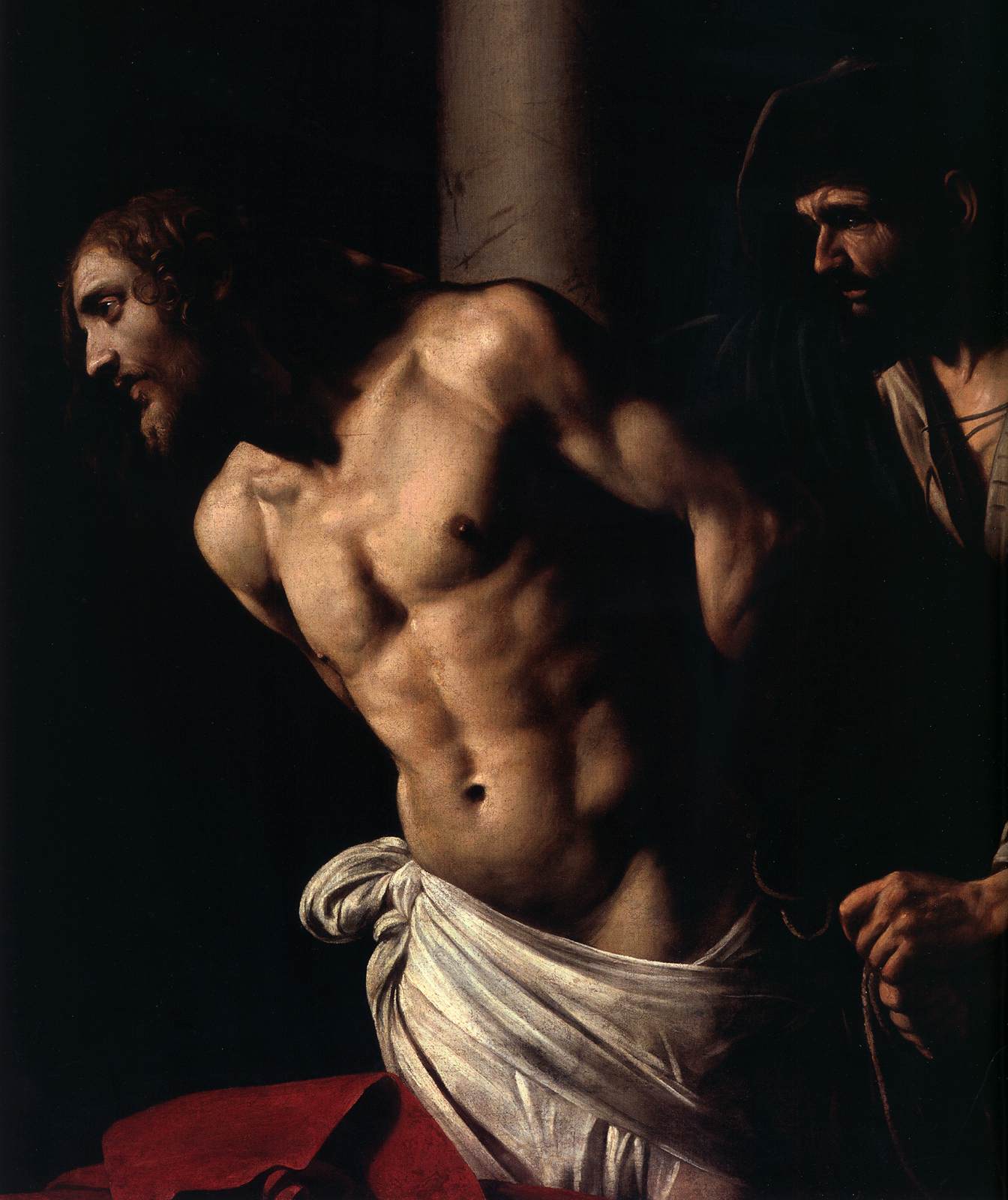 Christ at the Column (detail) by