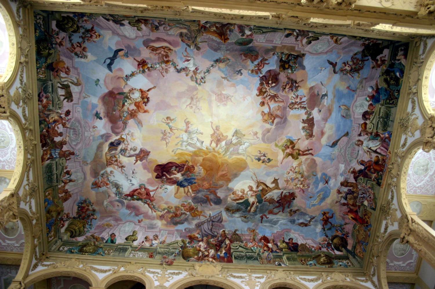 Ceiling fresco by BYSS, Johann Rudolf