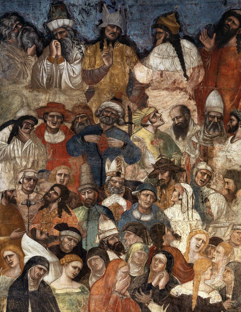 Last Judgment (detail of the damned) by NARDO DI CIONE