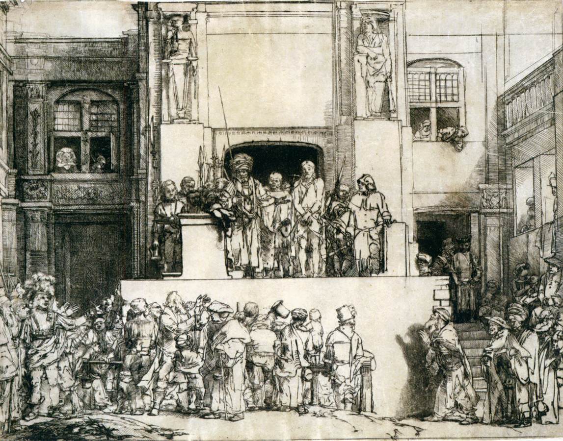 Christ presented to the people (Ecce Homo) by REMBRANDT Harmenszoon van Rijn