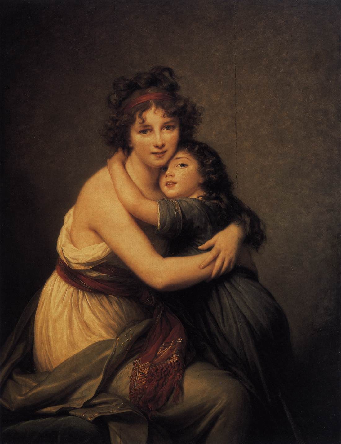 Self-Portrait with Her Daughter, Julie by