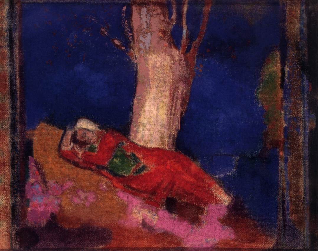 Woman Sleeping under a Tree by