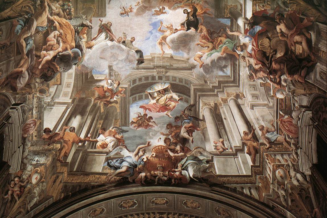 Allegory of the Jesuits' Missionary Work (detail) by