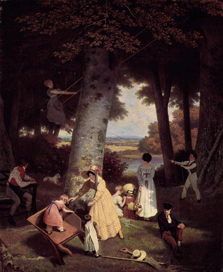 The Playground by AGASSE, Jacques-Laurent