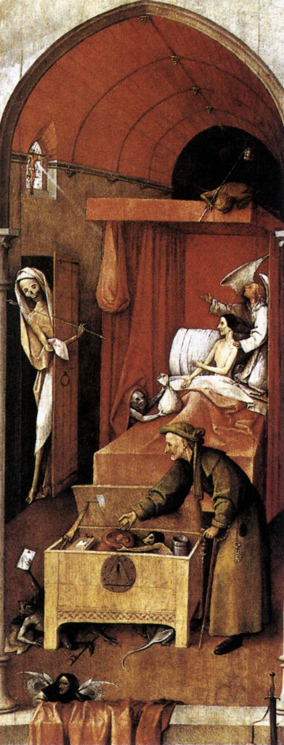 Death and the Miser by BOSCH, Hieronymus