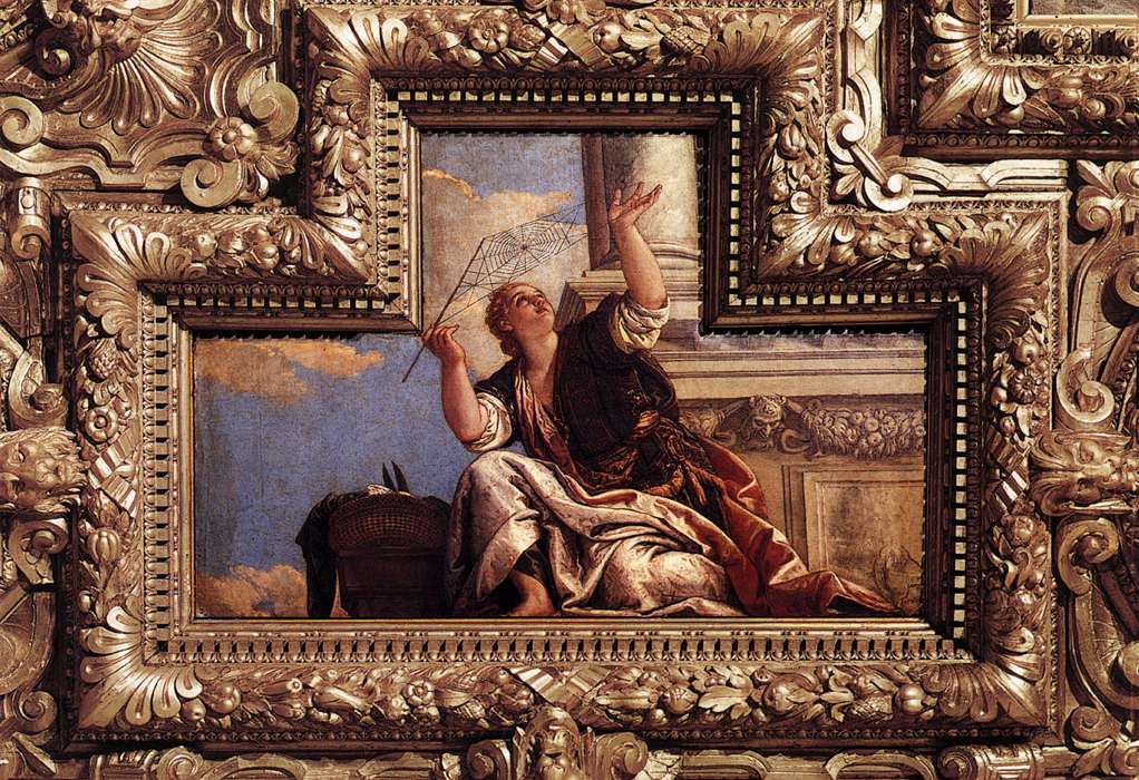 Ceiling decoration (detail) by